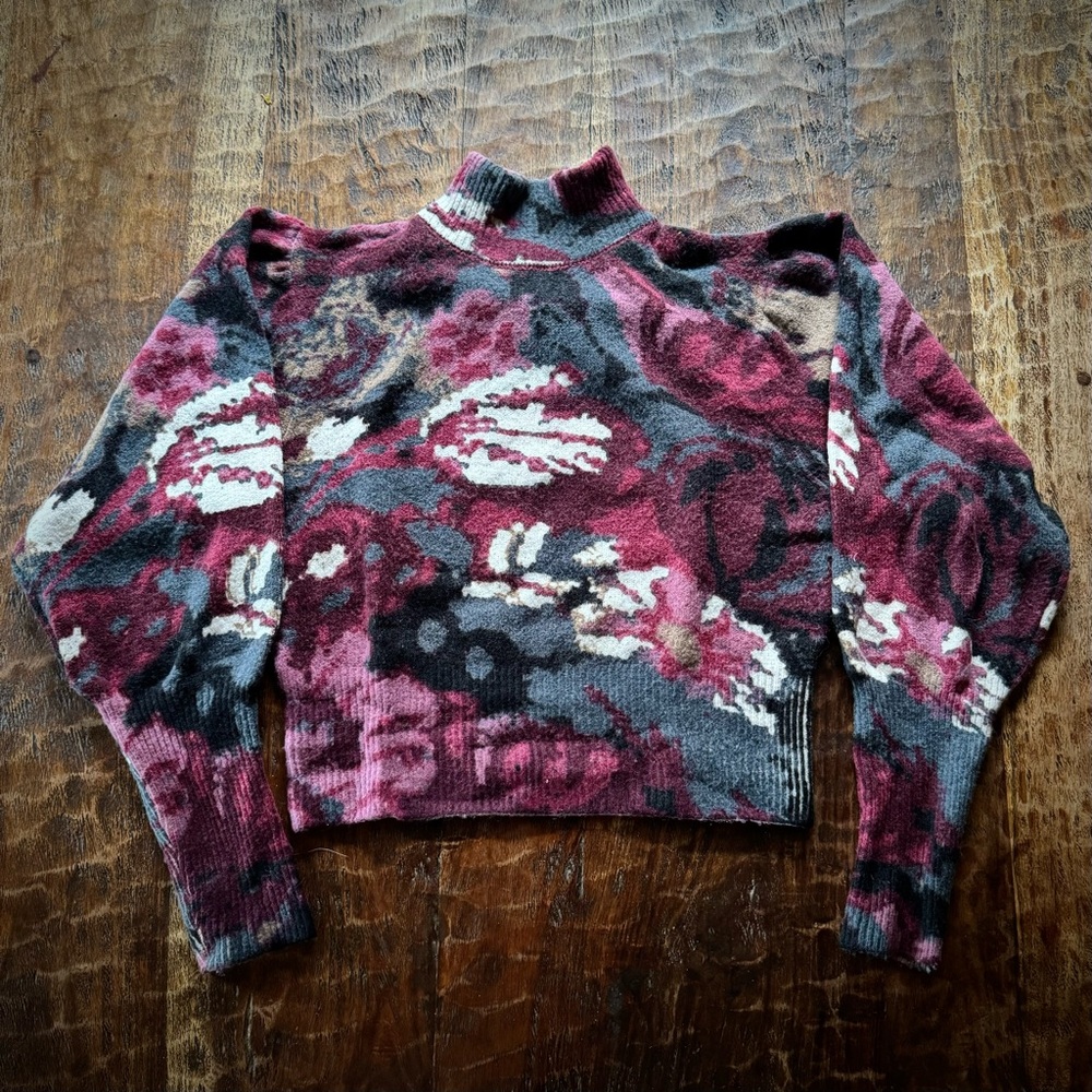 Zara Pull-over Puff Sleeve Sweater (Size S)